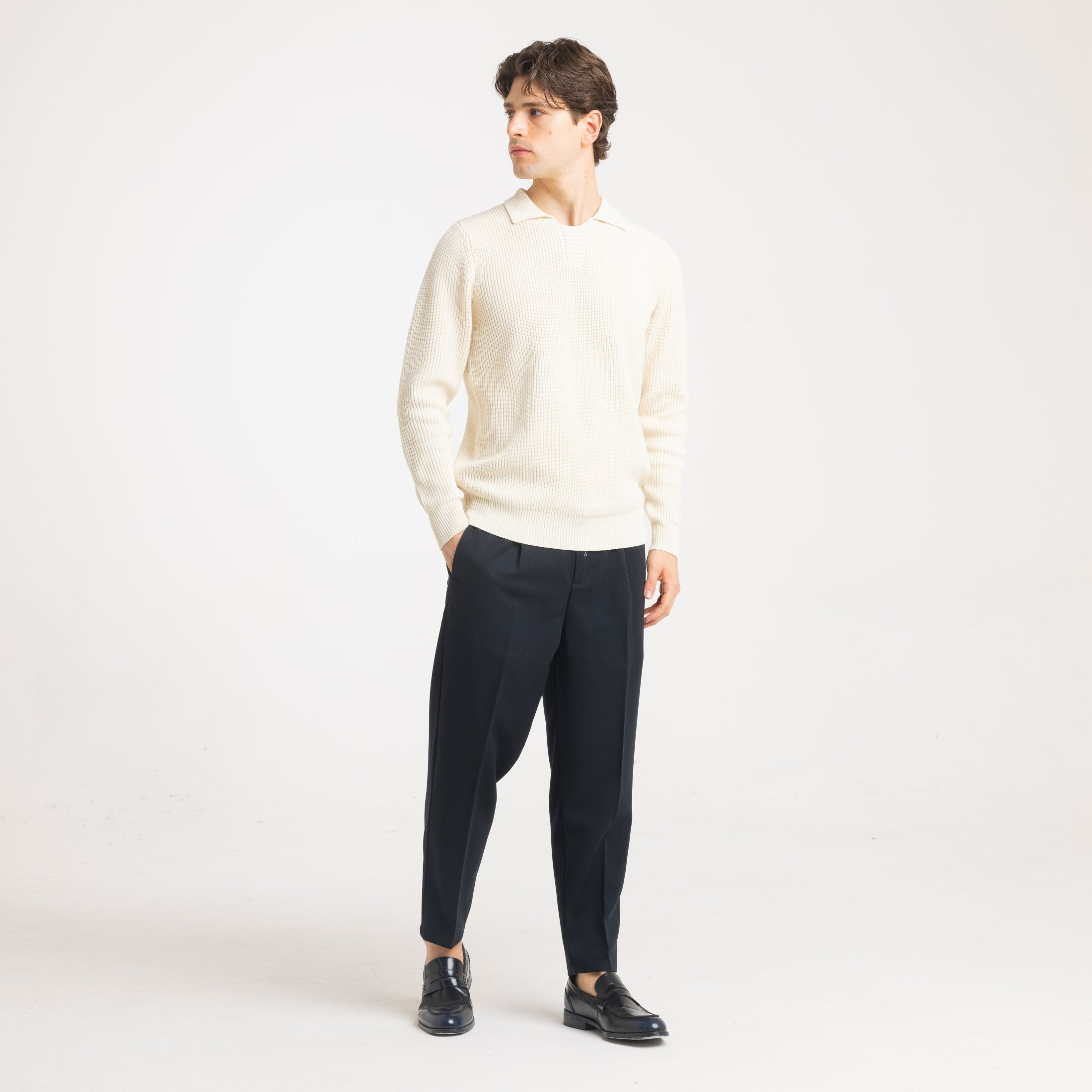POLO DERBY COSTA INGLESE-11632|Colore:Panna
