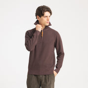 MEZZA ZIP COLLO CAMIONER-11603|Colore:Moro