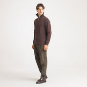 MEZZA ZIP COLLO CAMIONER-11603|Colore:Moro