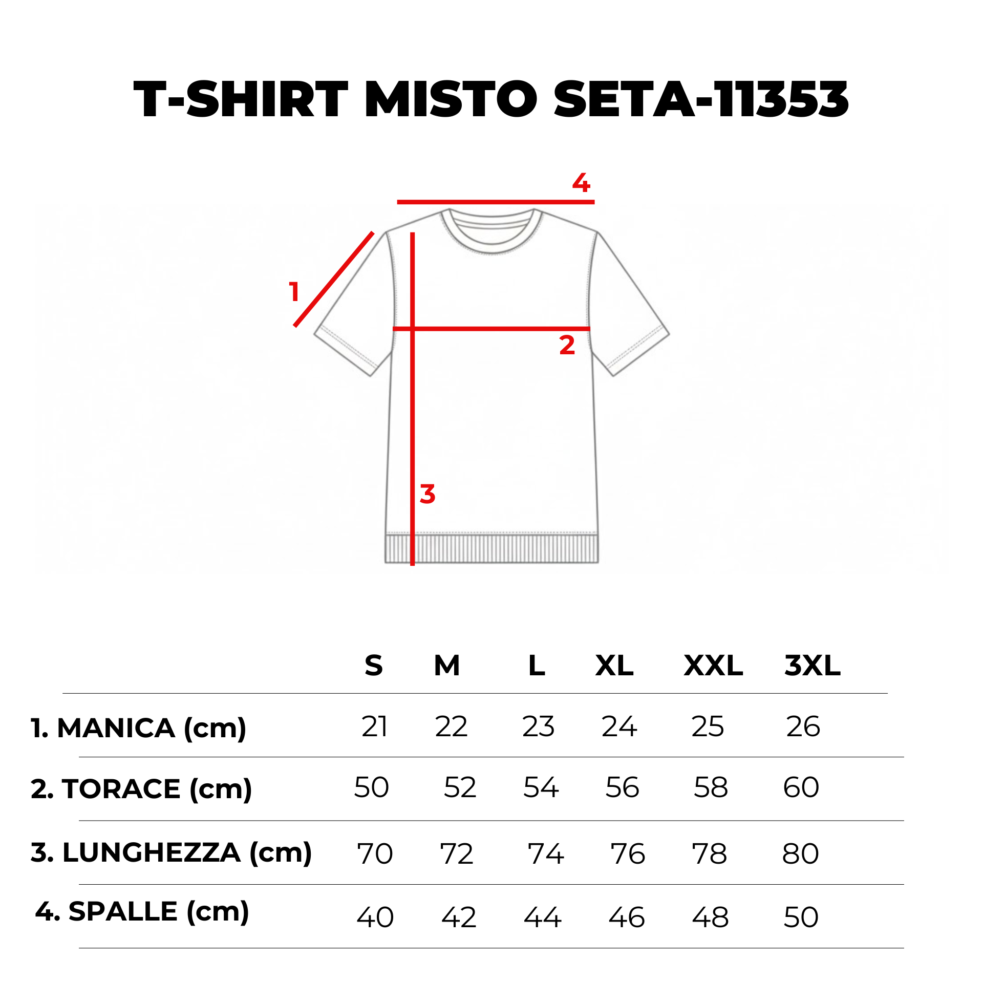 T-SHIRT MISTO SETA - 11353