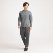 GIROCOLLO FIAMMATO MISTO LANA-11428|Colore:Nero