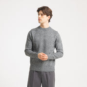 GIROCOLLO FIAMMATO MISTO LANA-11428|Colore:Nero