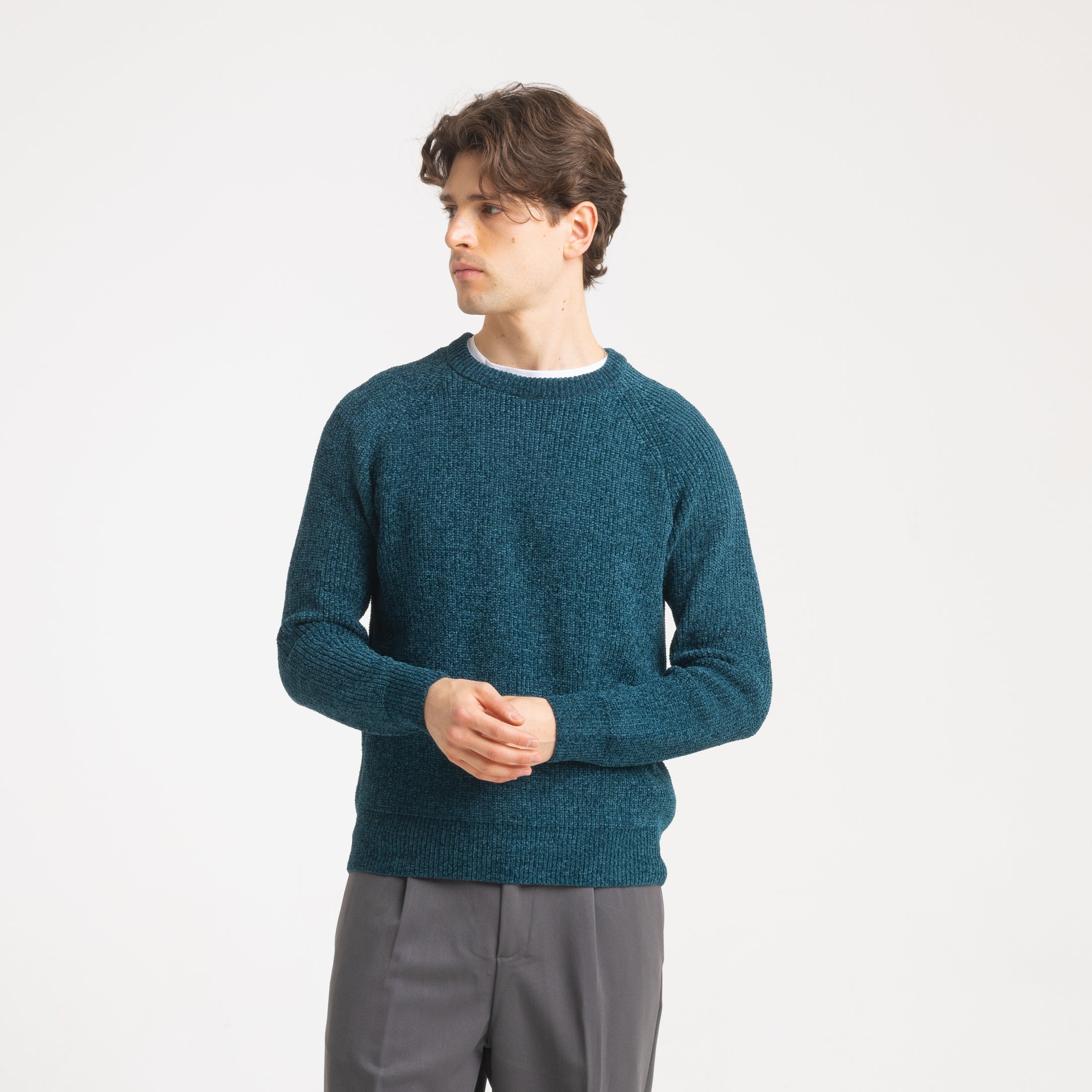 MAGLIA CINIGLIA G/COLLO-11430|Colore:Gucci