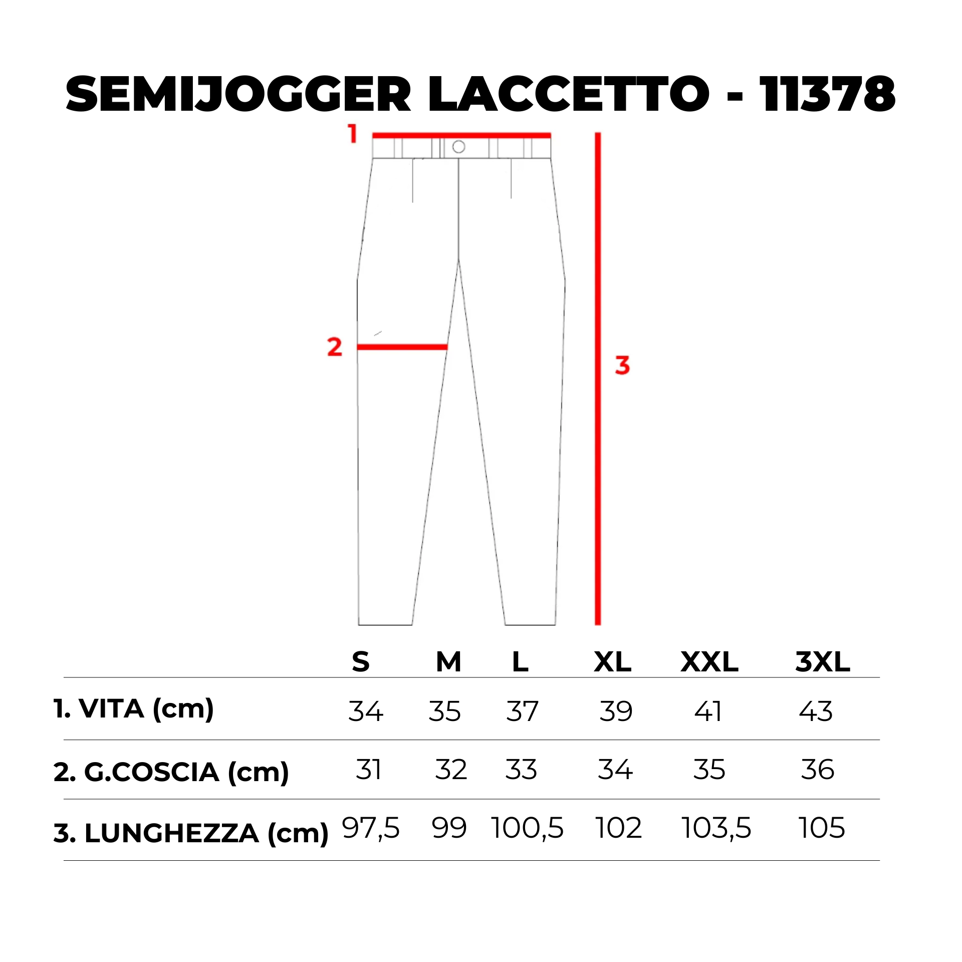 SEMI JOGGER CON LACCETTO - 11378