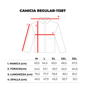 CAMICIA COTONE REGULAR -11387
