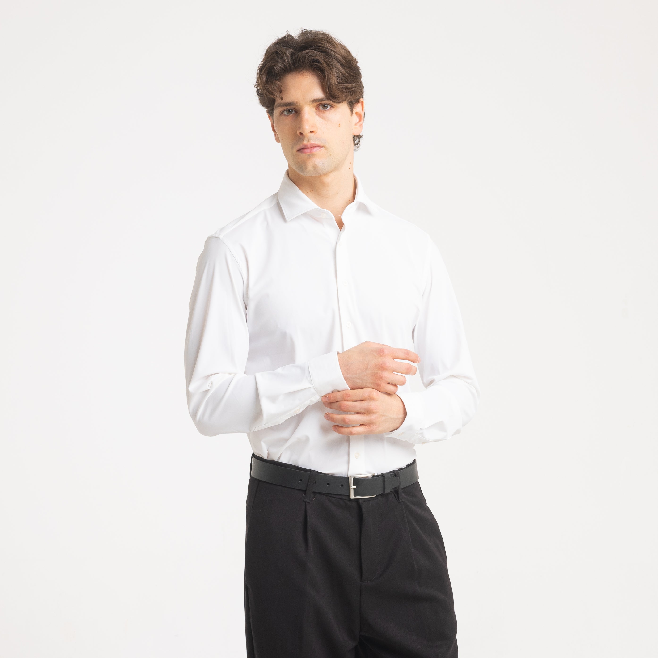 CAMICIA TECNICA NO STIRO - 11318|Colore:Bianco