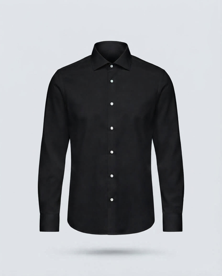 CAMICIA TECNICA NO STIRO - 11318|Colore:Nero