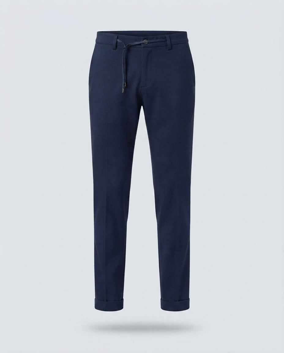 PANT MILANO MEZZO ELASTICO-11462|Colore:Blu