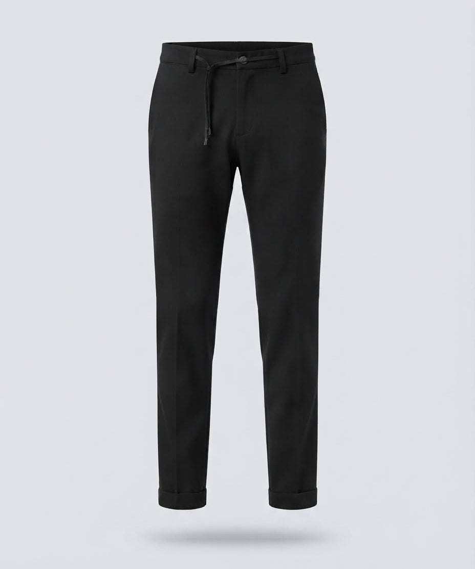 PANT MILANO MEZZO ELASTICO-11462|Colore:Nero