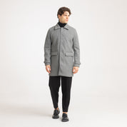 TRENCH IN PANNO-11456|Colore:Grigio
