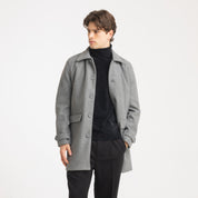 TRENCH IN PANNO-11456|Colore:Grigio