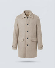 TRENCH IN PANNO-11456|Colore:Beige