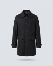 TRENCH IN PANNO-11456|Colore:Nero