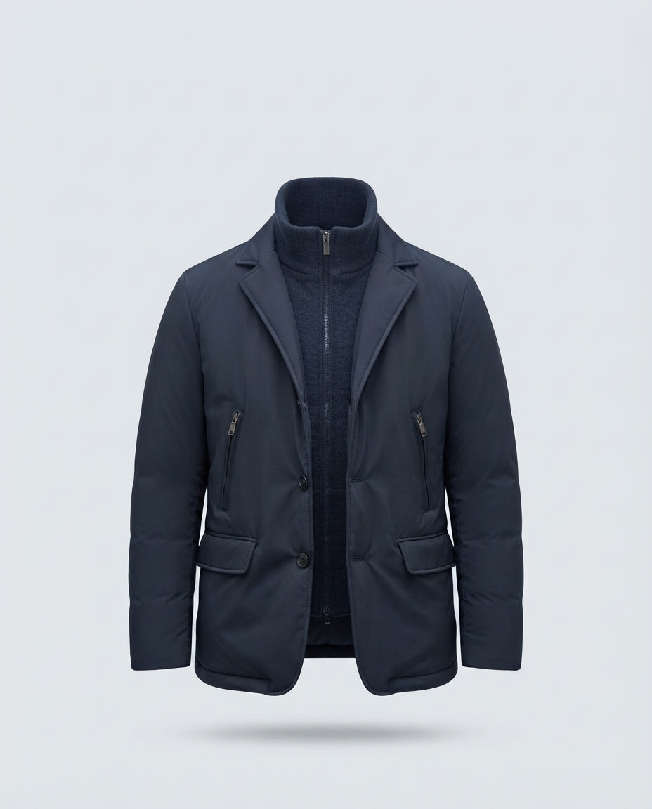 GIUBBOTTO GIACCA CON PETTORINA-11454|Colore:Blu