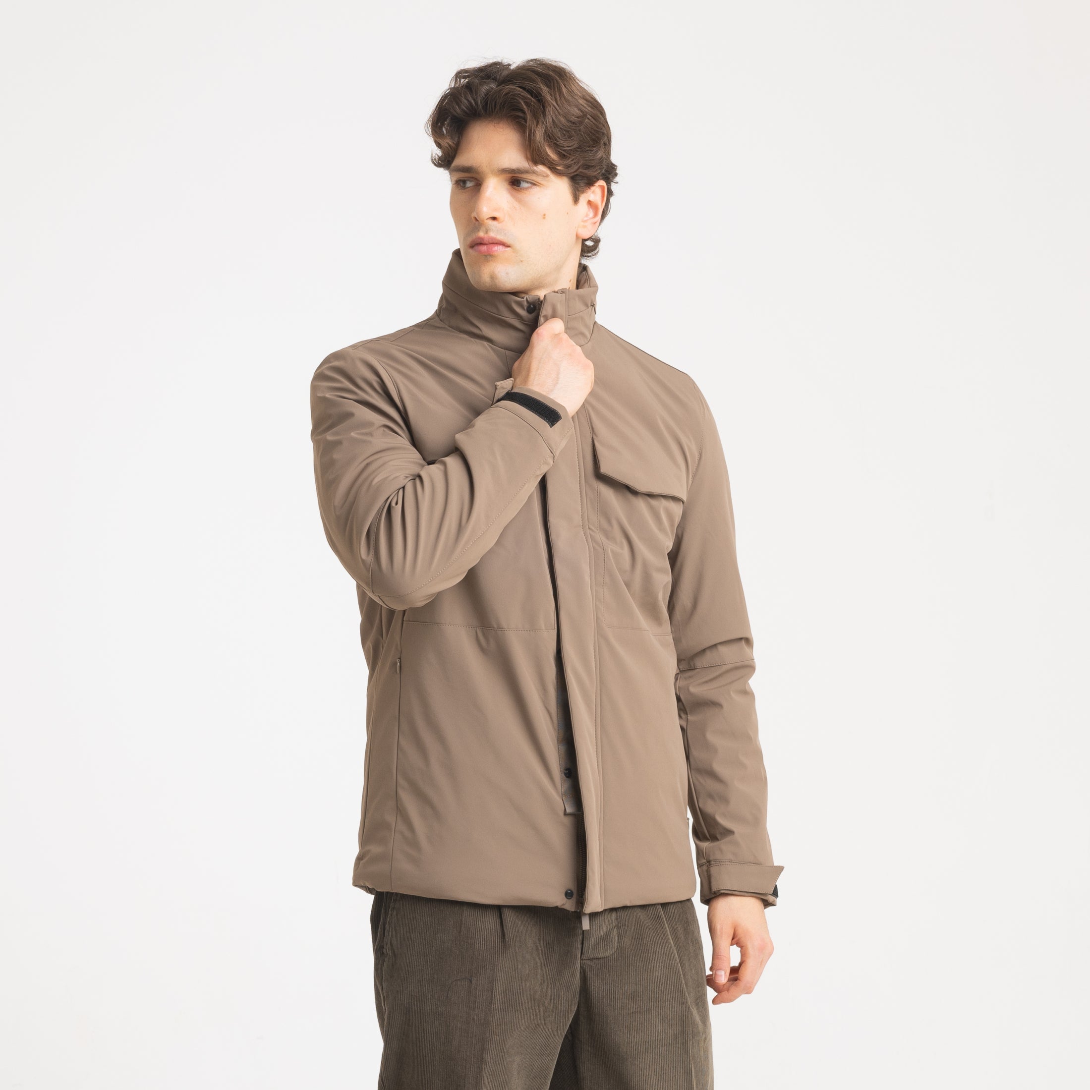 JACKET TECH CORTO -11449|Colore:Beige