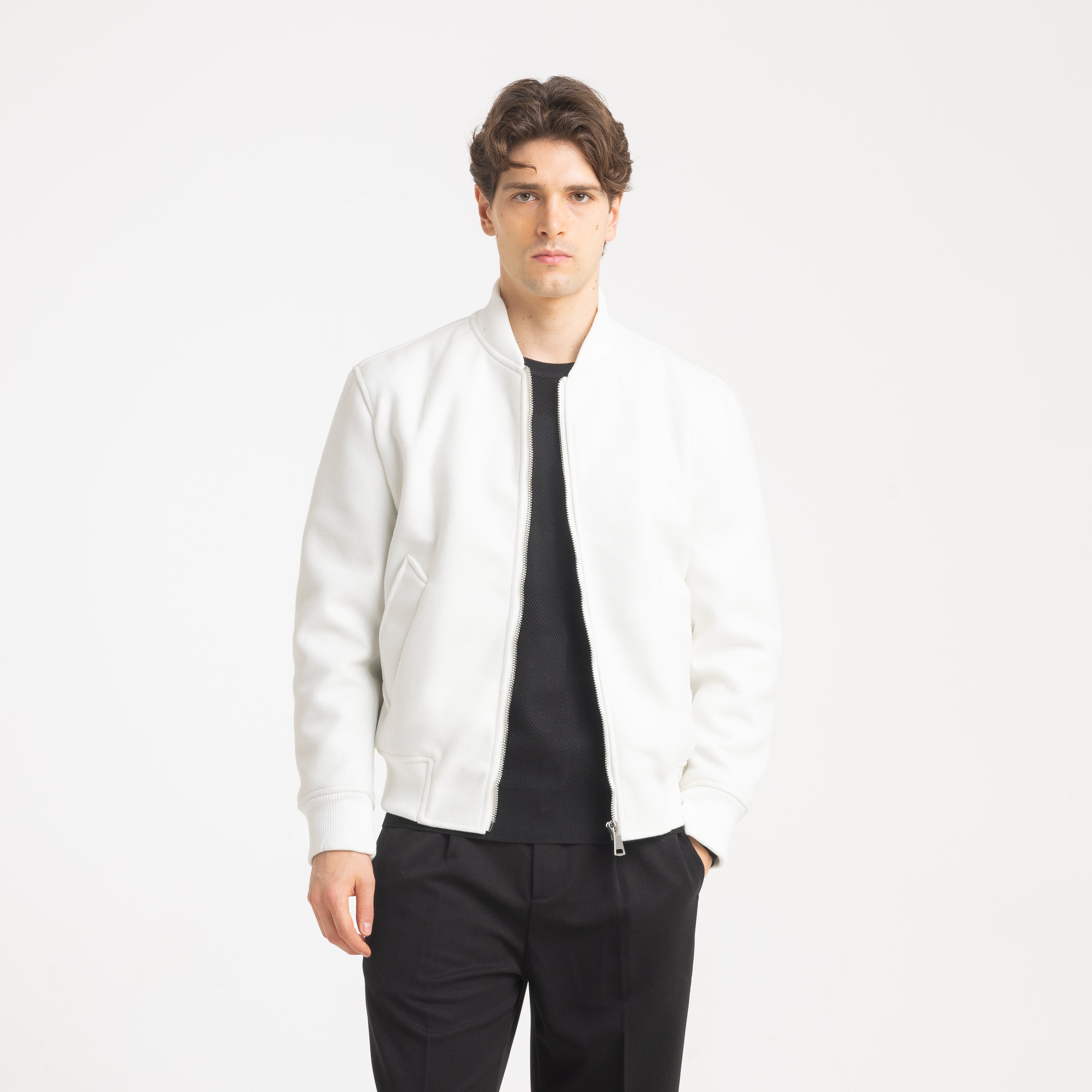BOMBER TEDDY-11448|Colore:Panna