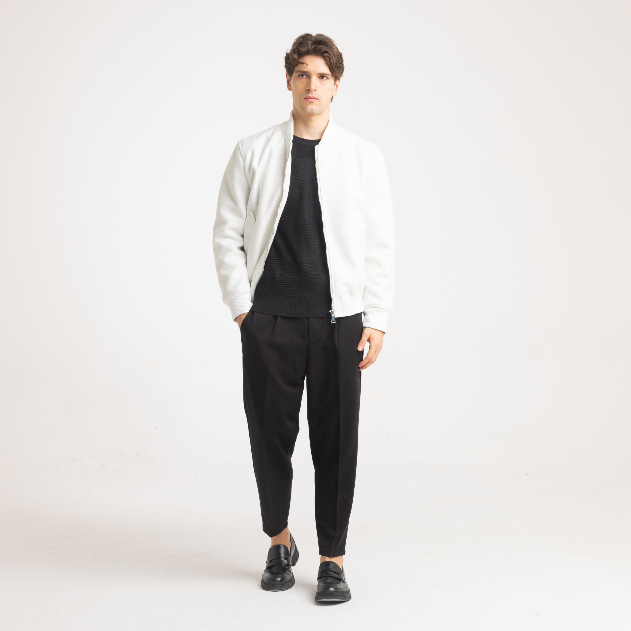 BOMBER TEDDY-11448|Colore:Panna