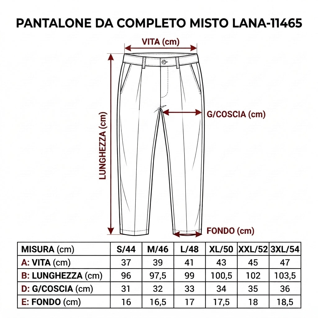 Guida alle taglie