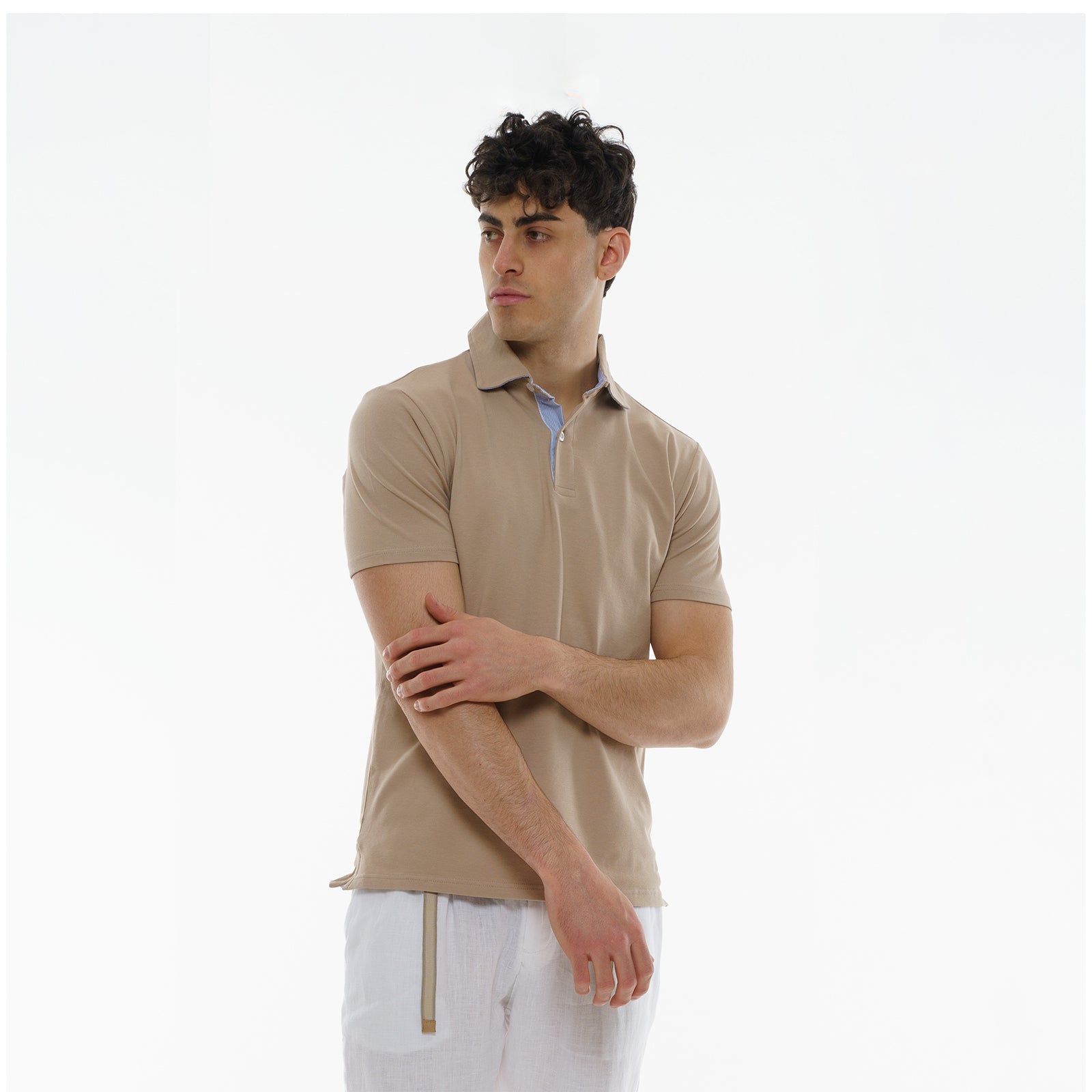 POLO COTONE CON INSERTI 10644