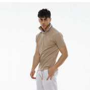 POLO COTONE CON INSERTI 10644
