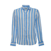 CAMICIA 100% LINO FASCE-10710