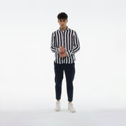CAMICIA 100% LINO FASCE-10710