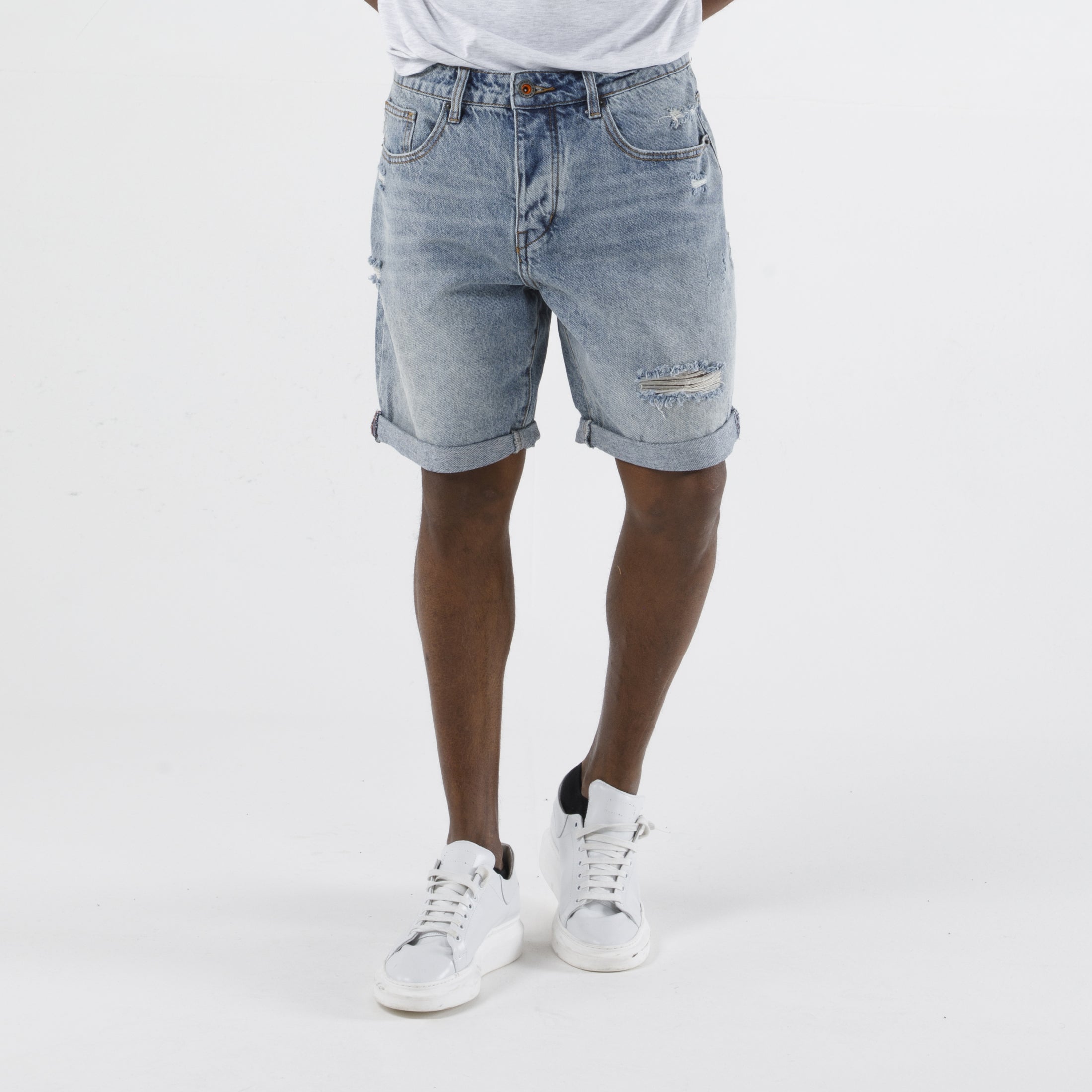 BERMUDA JEANS USED-11091