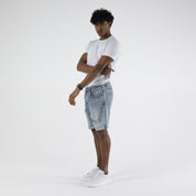 BERMUDA JEANS USED-11091