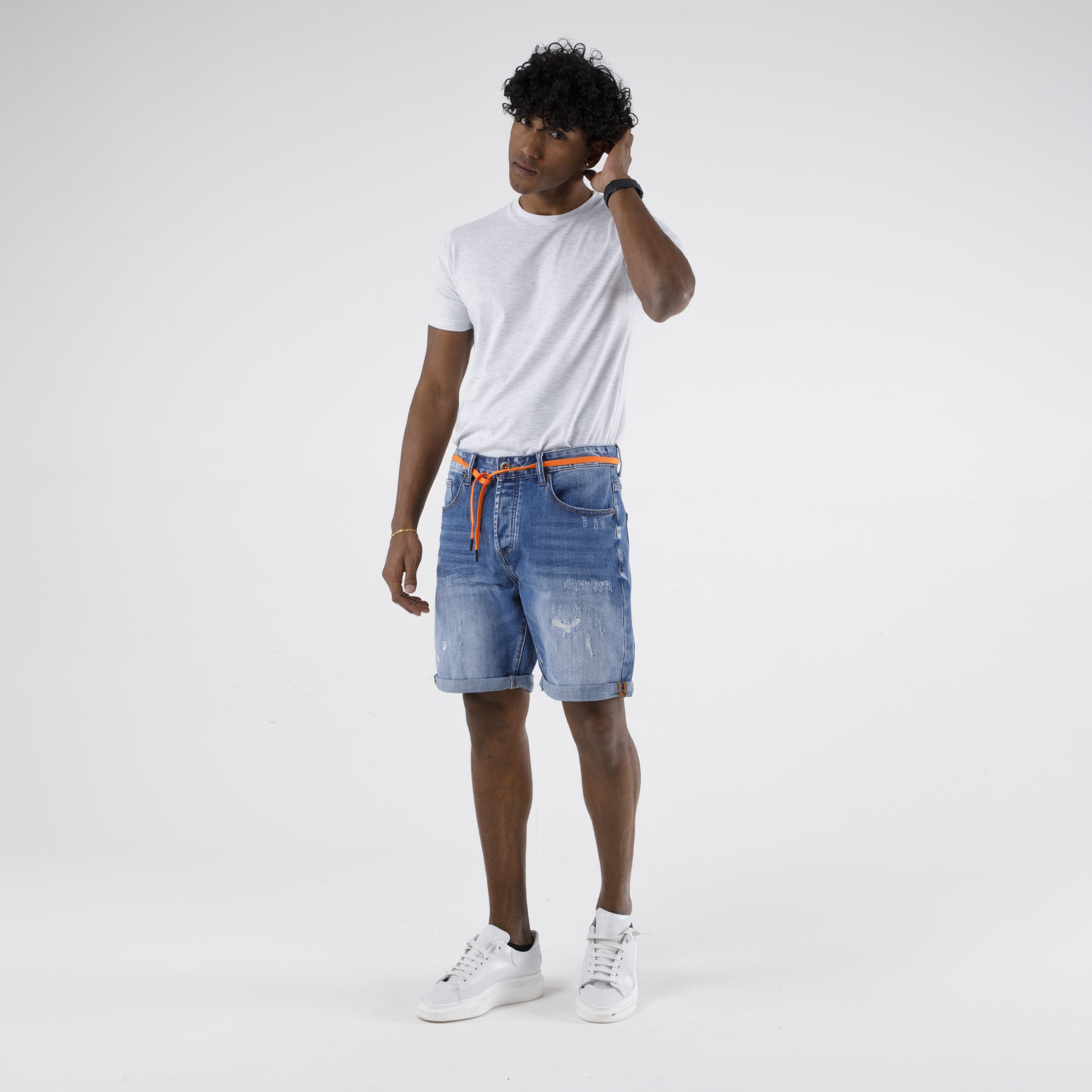 BERMUDA JEANS REGULAR STONE-11097