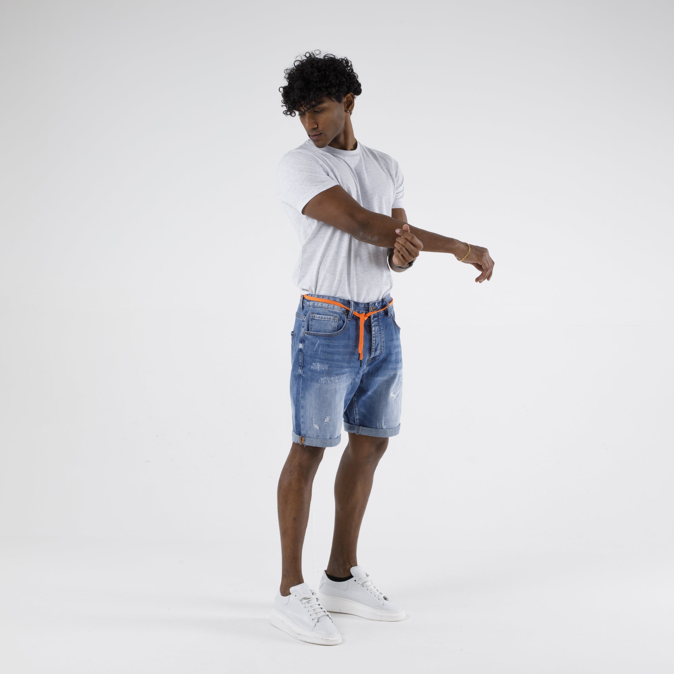 BERMUDA JEANS REGULAR STONE-11097