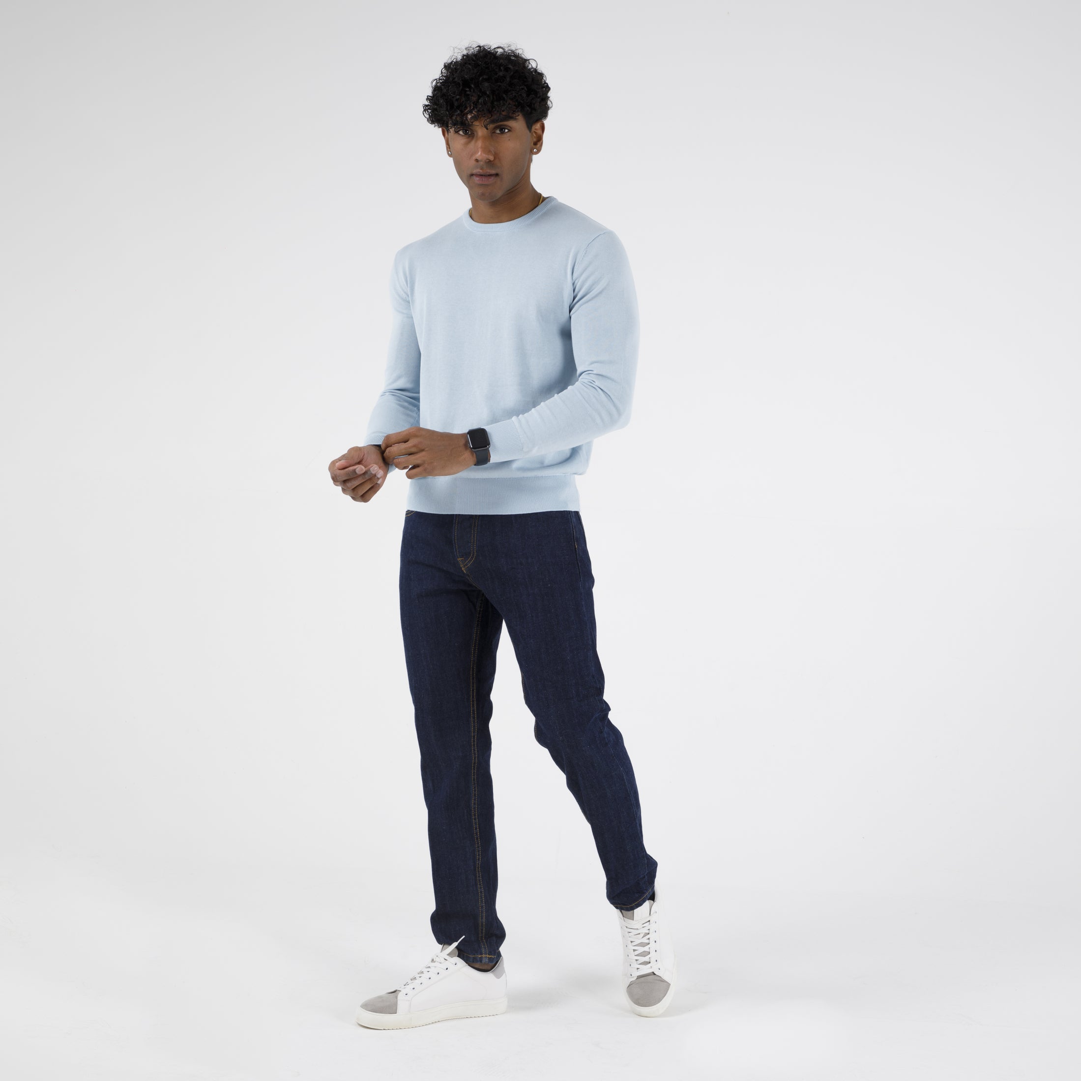 MAGLIA COTONE MANICHE LUNGHE 10698