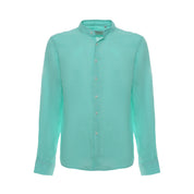 CAMICIA 100% LINO COREANA-10708