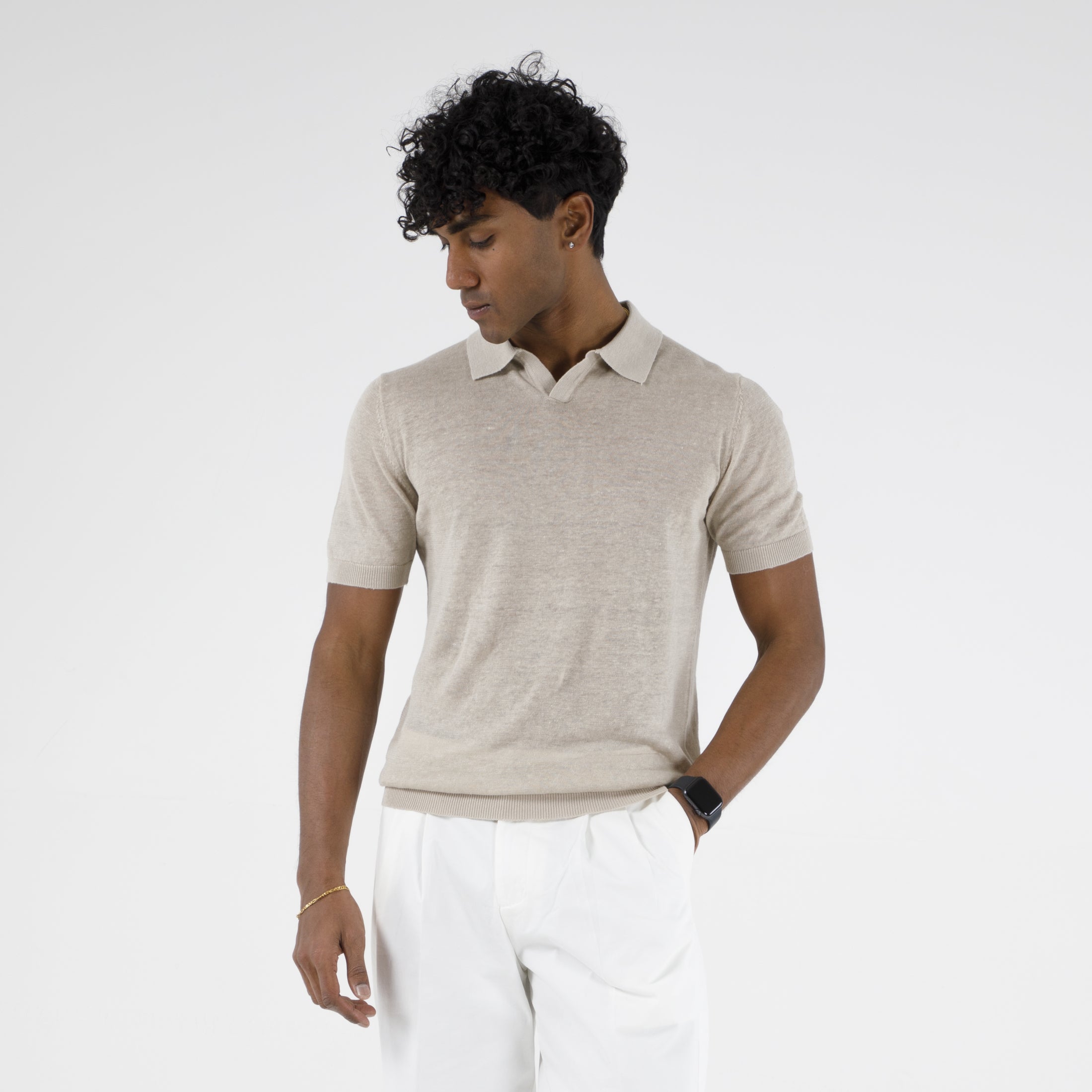 POLO IN LINO 100%  11058