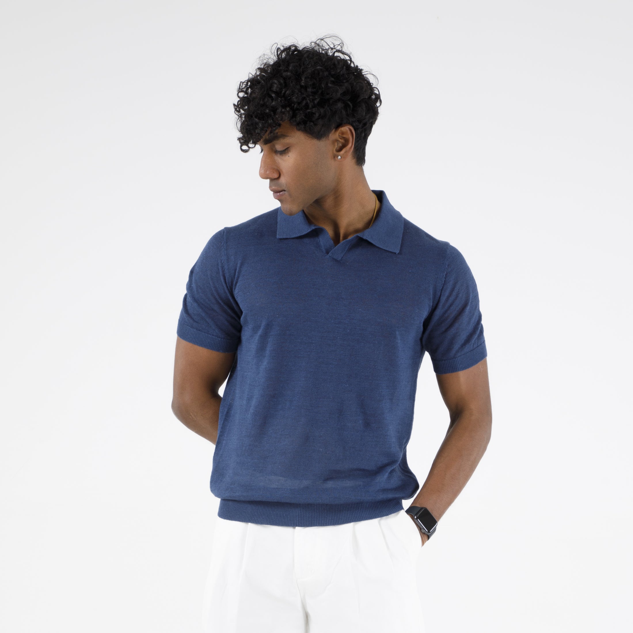 POLO IN LINO 100%  11058