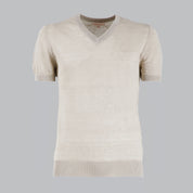 SCOLLO V IN LINO 100%  11059