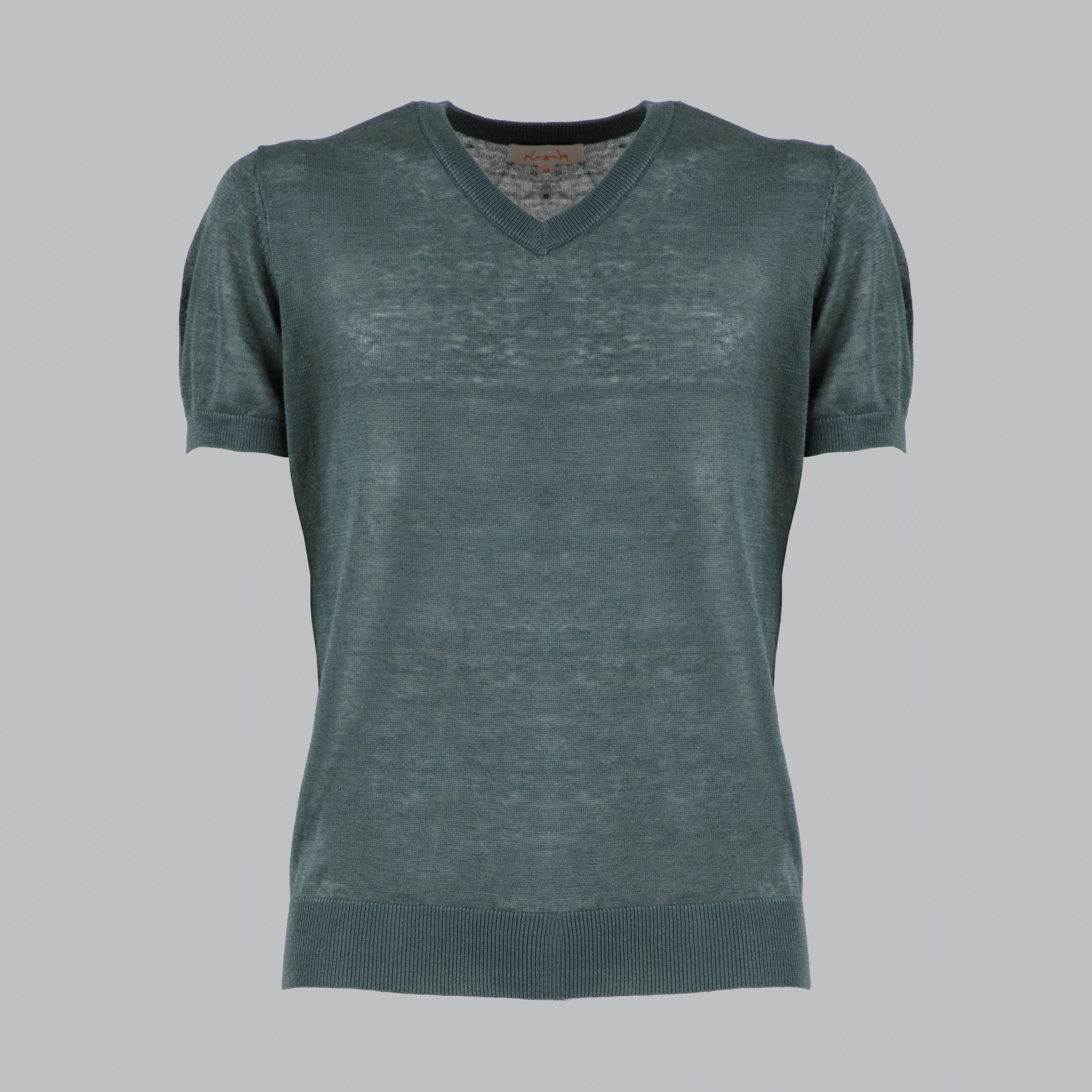 SCOLLO V IN LINO 100%  11059