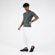 SCOLLO V IN LINO 100%  11059