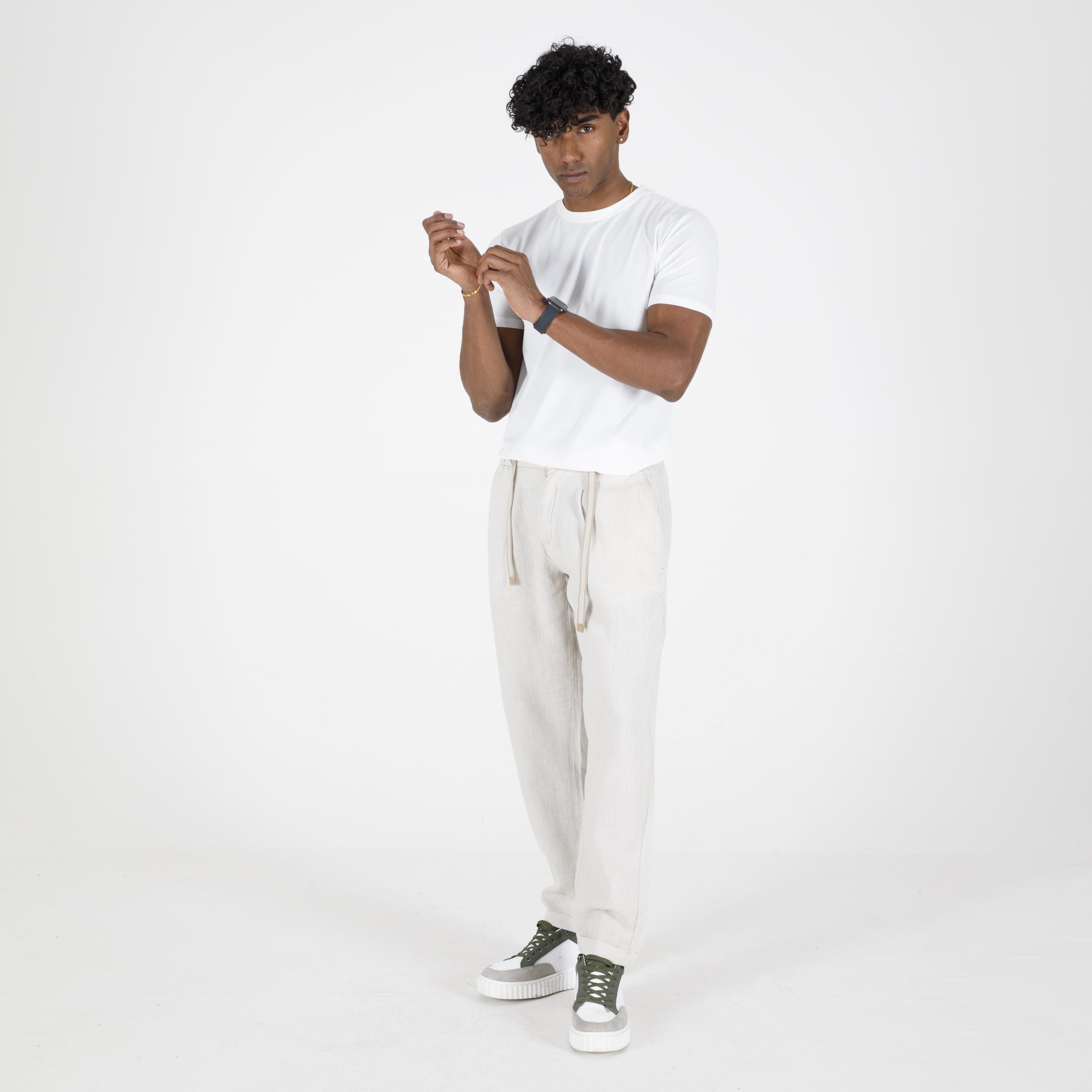 PANTALACCIO LINO BASIC- 11062