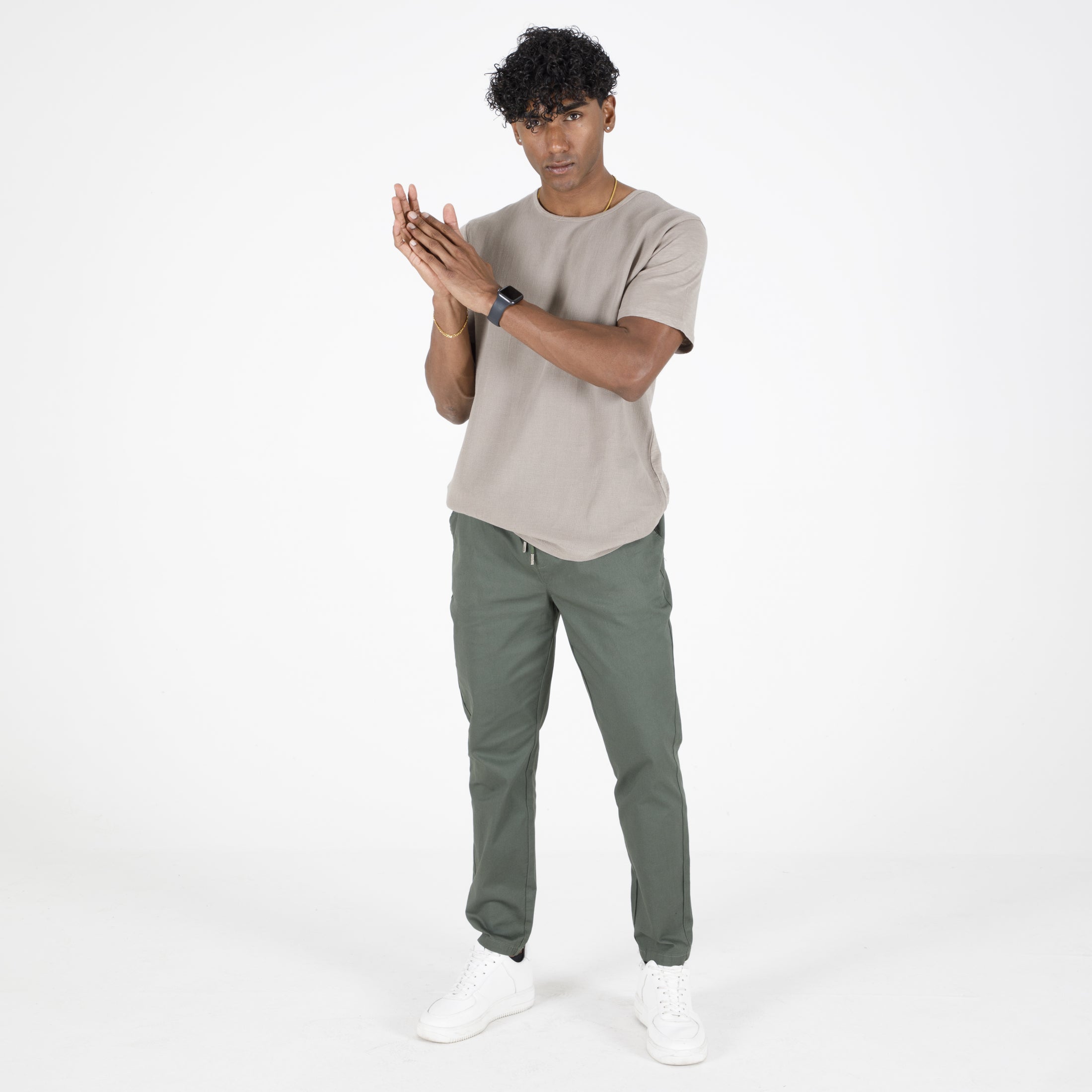 T-SHIRT LINO E COTONE 10722