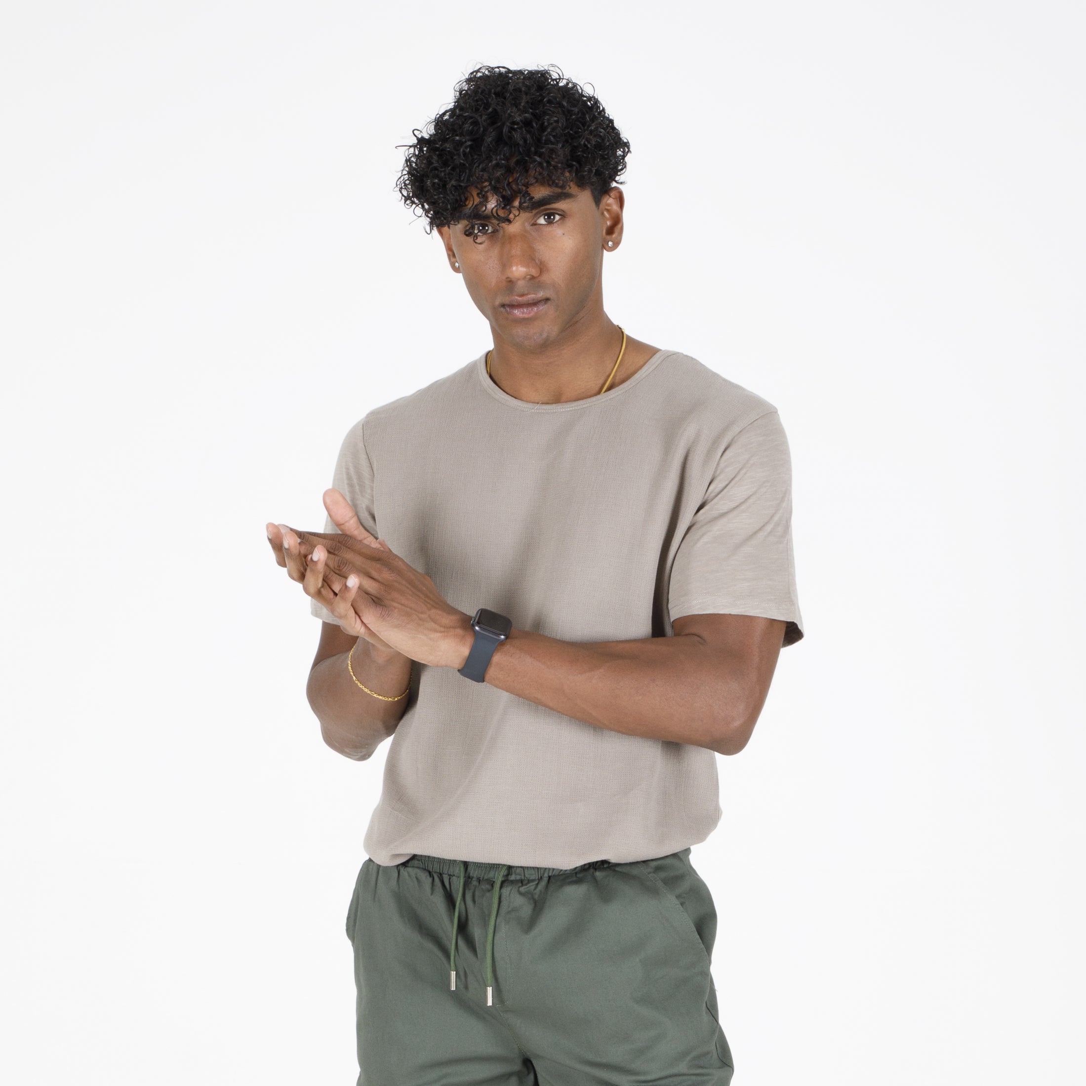 T-SHIRT LINO E COTONE 10722