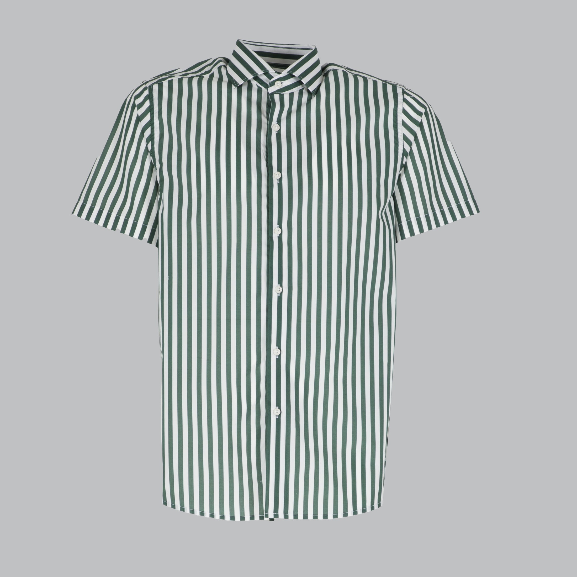 CAMICIA RIGATA MEZZA MANICA- 11138