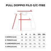 PULLOVER DOPPIO FILO GIROCOLLO -11182