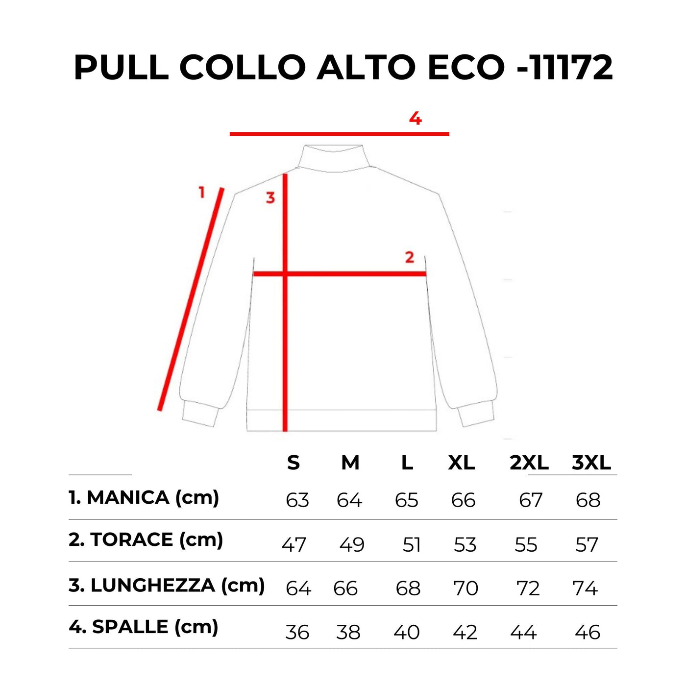 PULLOVER ECO COLLO ALTO-11172