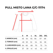 PULLOVER GIROCOLLO MISTO LANA-11174