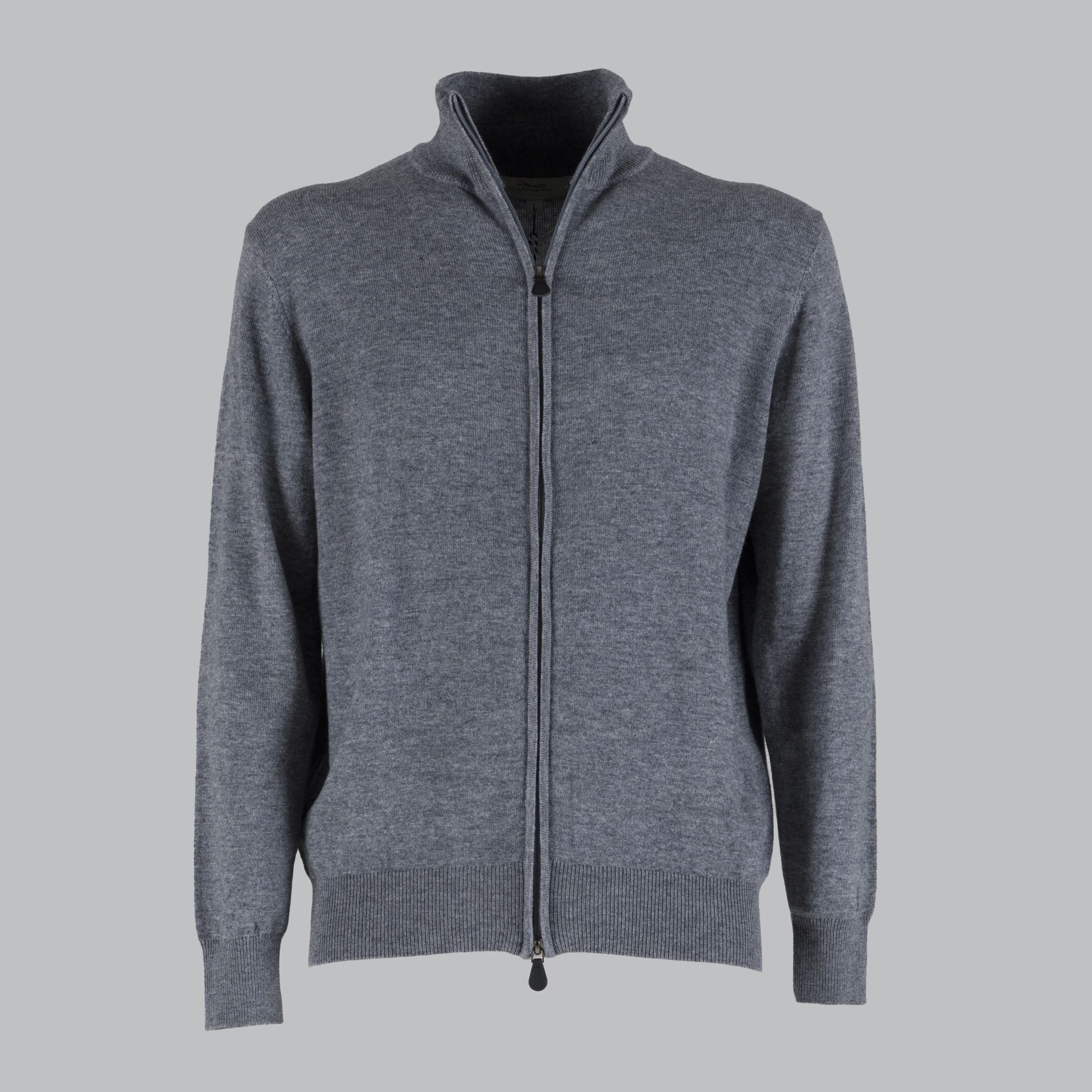 CARDIGAN ZIP MISTO LANA-11175