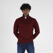 PULLOVER DOPPIO FILO COLLO CERNIERA-11183