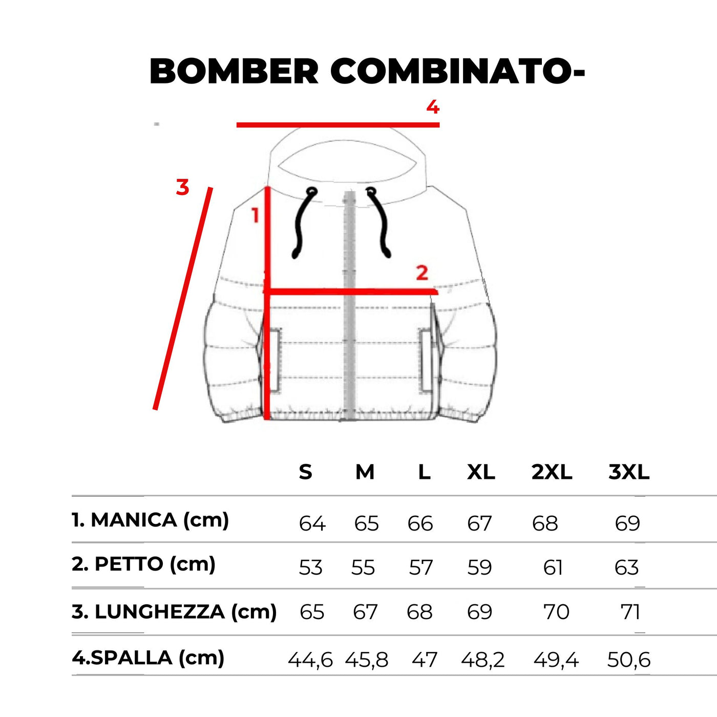 BOMBER A COSTE COMBINATO -11162