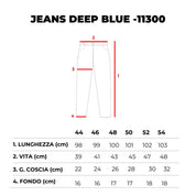 JEANS SLIM DEEP BLUE- 11300