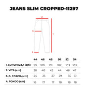 JEANS SLIM CROPPED- 11297