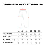 JEANS SLIM GREY STONE- 11298